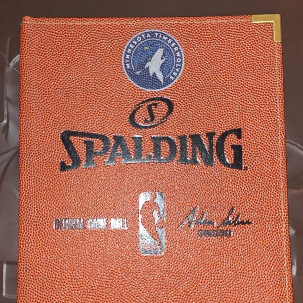 Spalding NBA Minnesota Timberwolves Game Basketball Portfolio Folder Edition